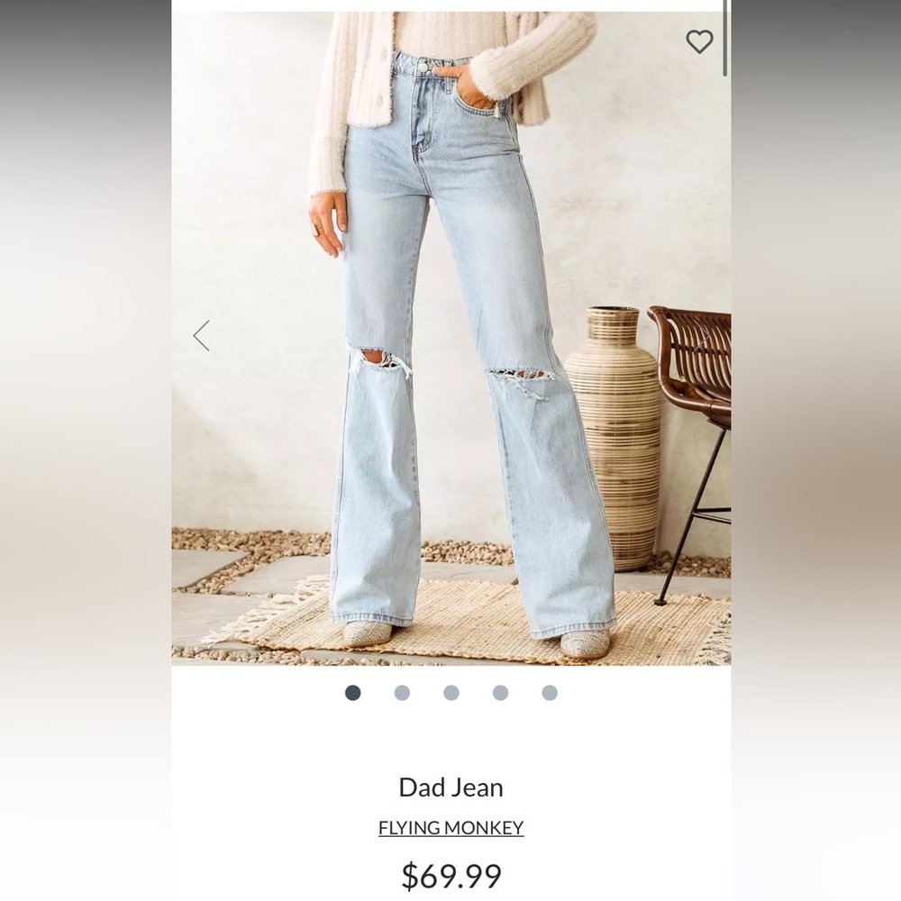 Flying Monkey Dad Jeans